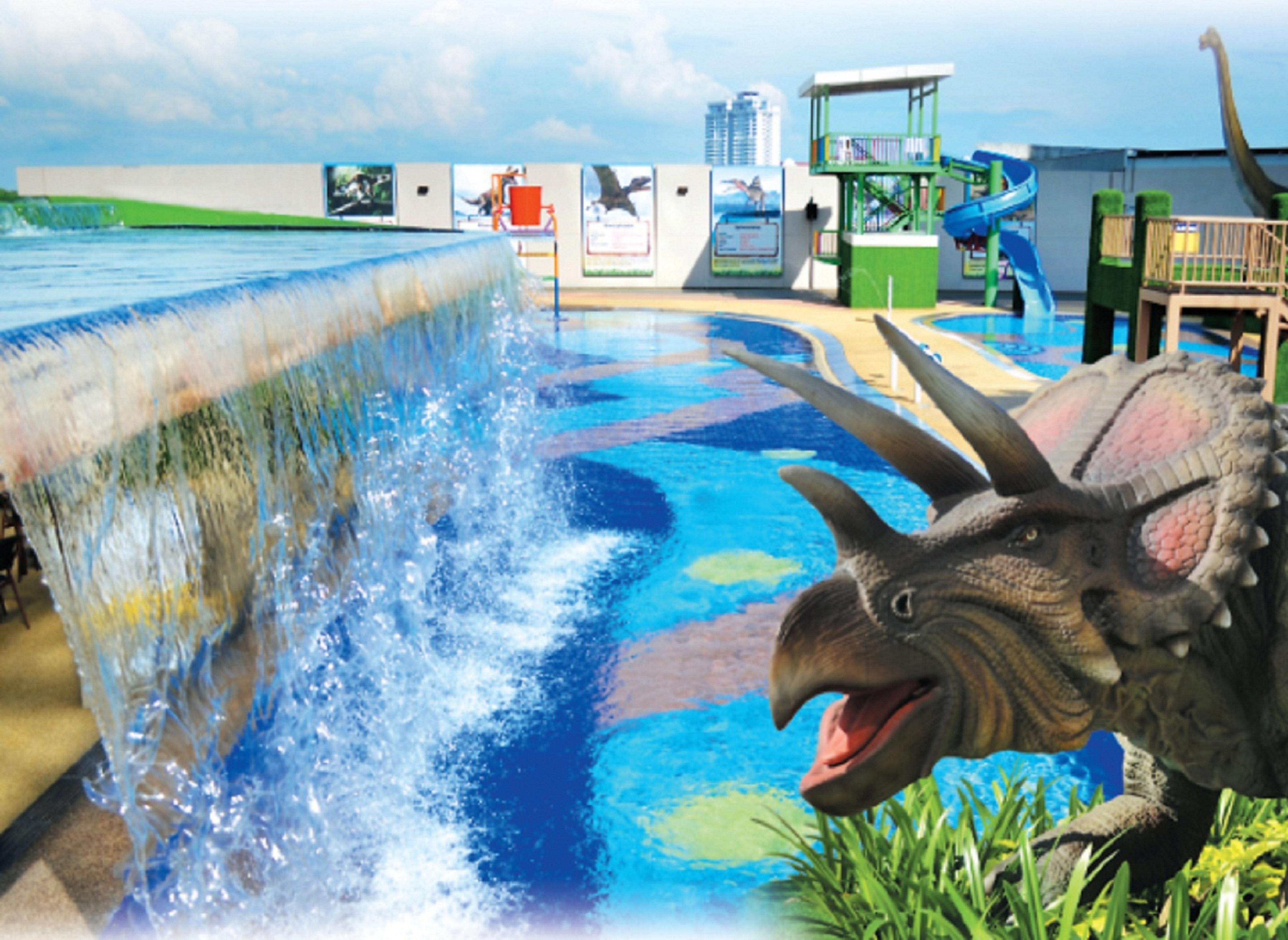 Ksl ホテル ＆ リゾート ジョホールバル エクステリア 写真 The park's dinosaur exhibit